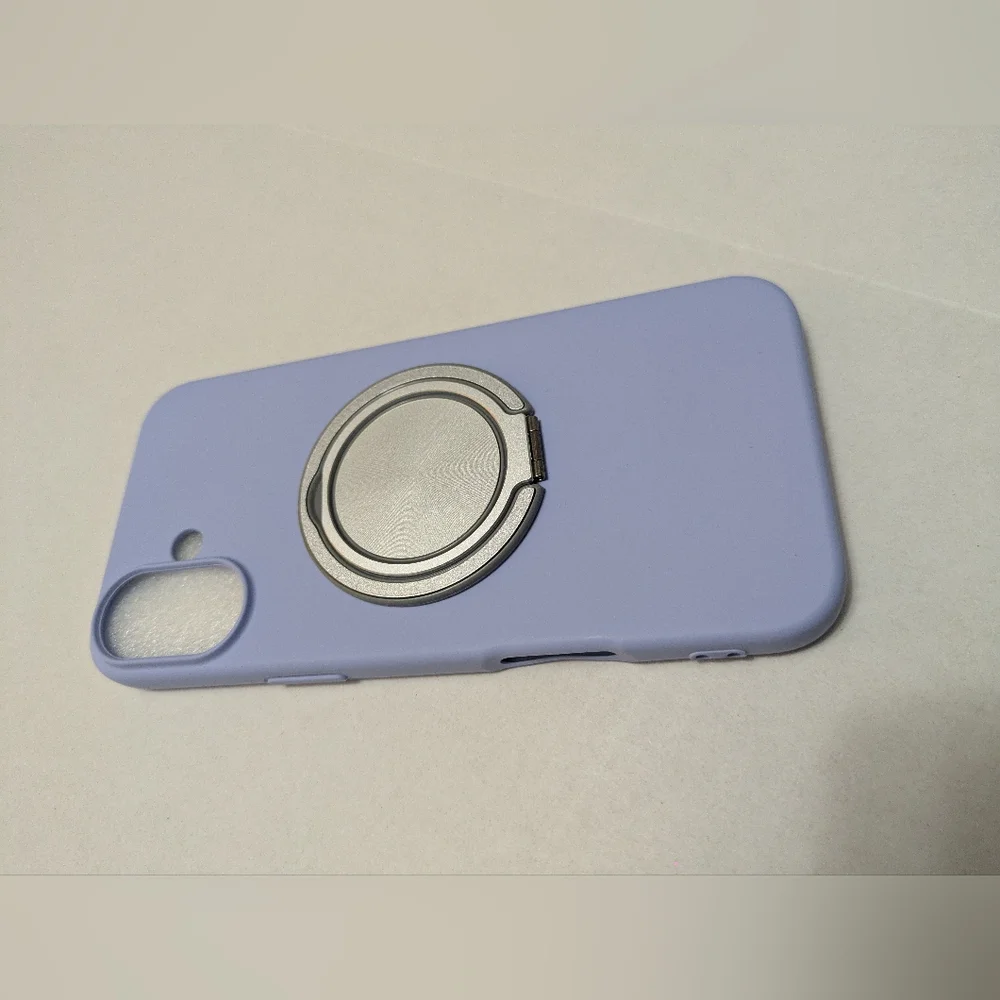 Purple Phone Case For iPhone 16 plus with Ring Holder NWT